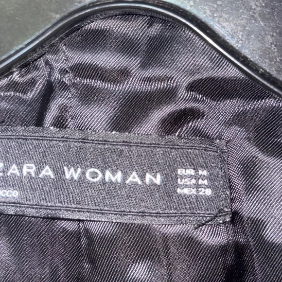 Zara Tweed Fringe Hem Blazer - Picture 8 of 17